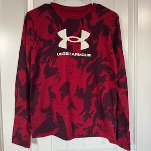 Under Armour Kids Red Long Sleeve Shirt